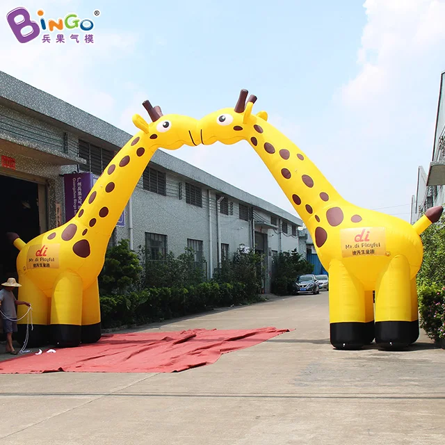 10x5,3 метров надувной Жираф archway, декоративный airblown archway-toy