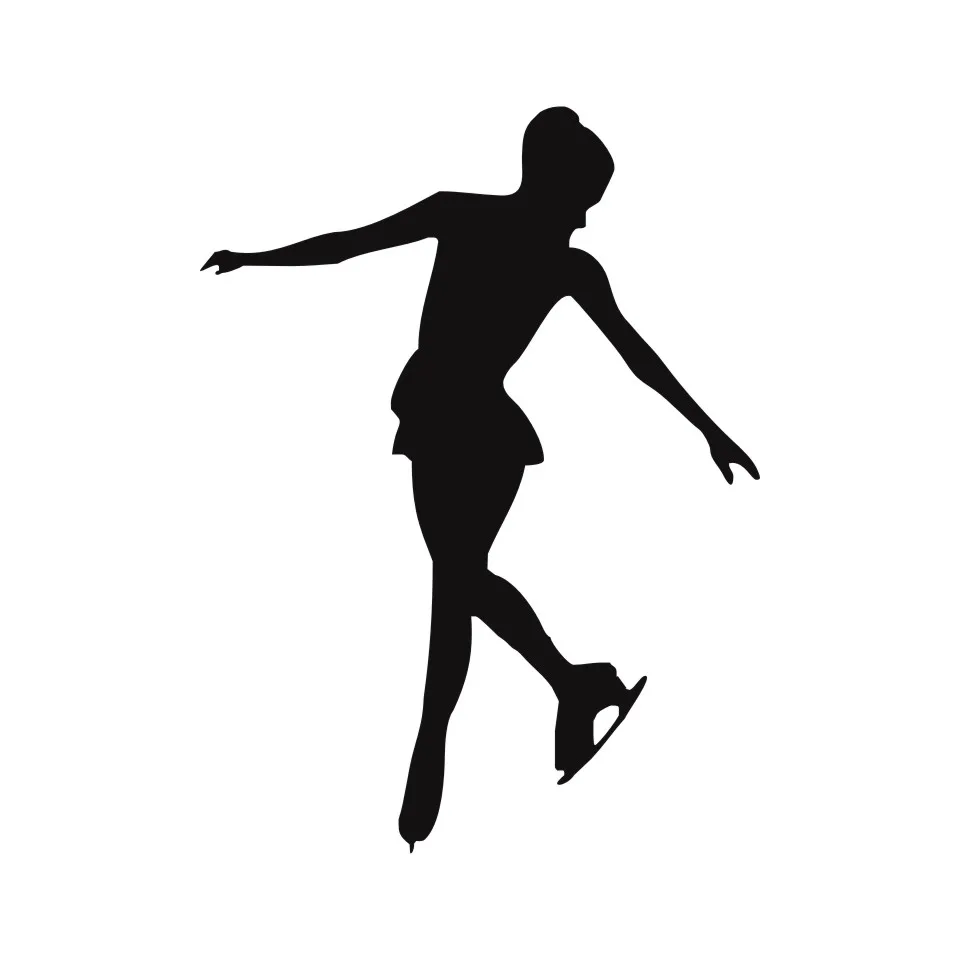 Cunymagos Figure Skater Personality Motorcycle Stickers Fashion Creative Car Wall Vinyl Decal Sticker Car Styling S10.3cm13 (3)
