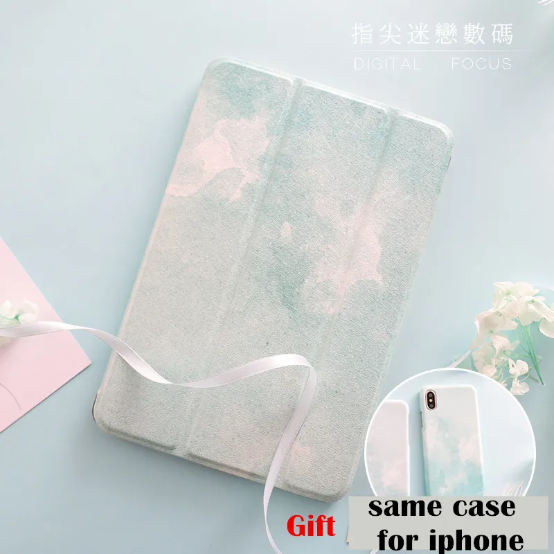 Marble Magnet PU Leather Case Flip Cover For Ipad Pro 9.7