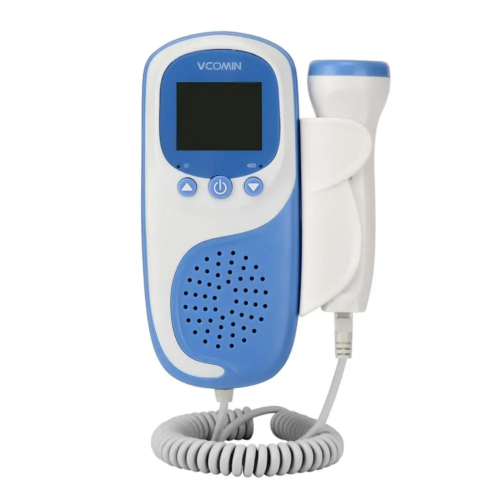  Vcomin Fetal Doppler hand-hold Pocket portable sound Baby heart pregnancy Ultrasound fetal doppler 