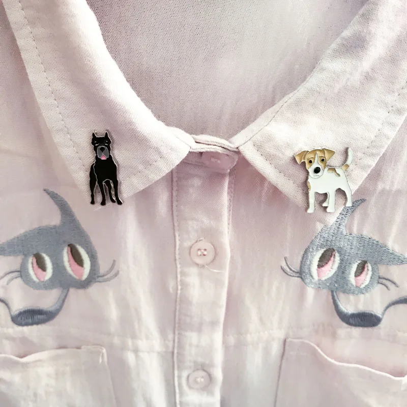 Женская Брошь из металлического сплава в виде животного|brooches for women|dog broochpin clothes |