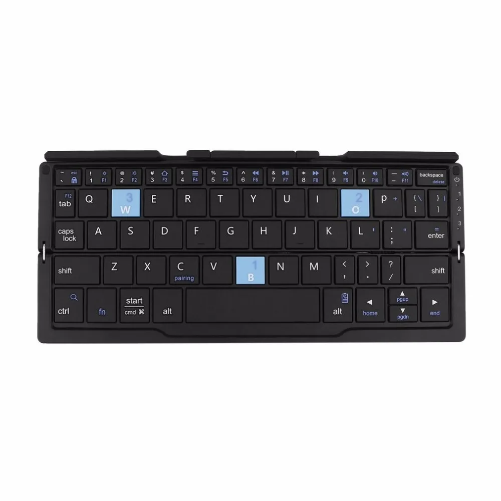 

2017 Bluetooth Keyboard Travel Portable Folding Metal Keyboard For IOS/Android Mobile Phone Windows Tablet PC Universal