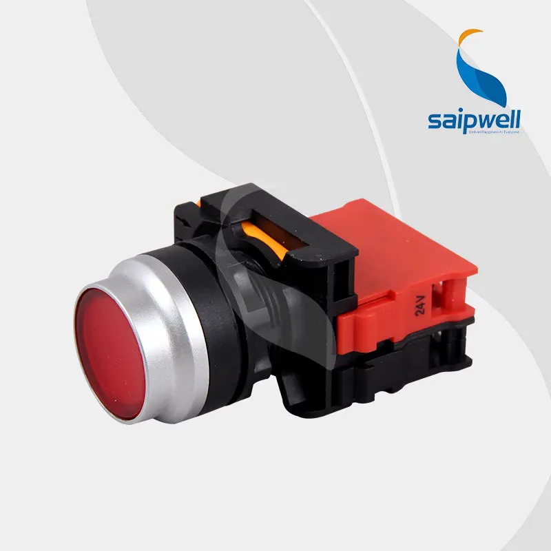 

High Quality electronic cigarette push button Red Color SAIPWELL(SPB0-PLA)
