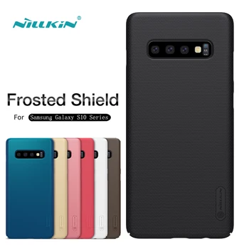 

sFor Samsung Galaxy S10 Plus Case S10e S10 5G Cover S20 Ultra S20+ Case Nillkin Frosted Shield Hard Back Matte Anti-Knock