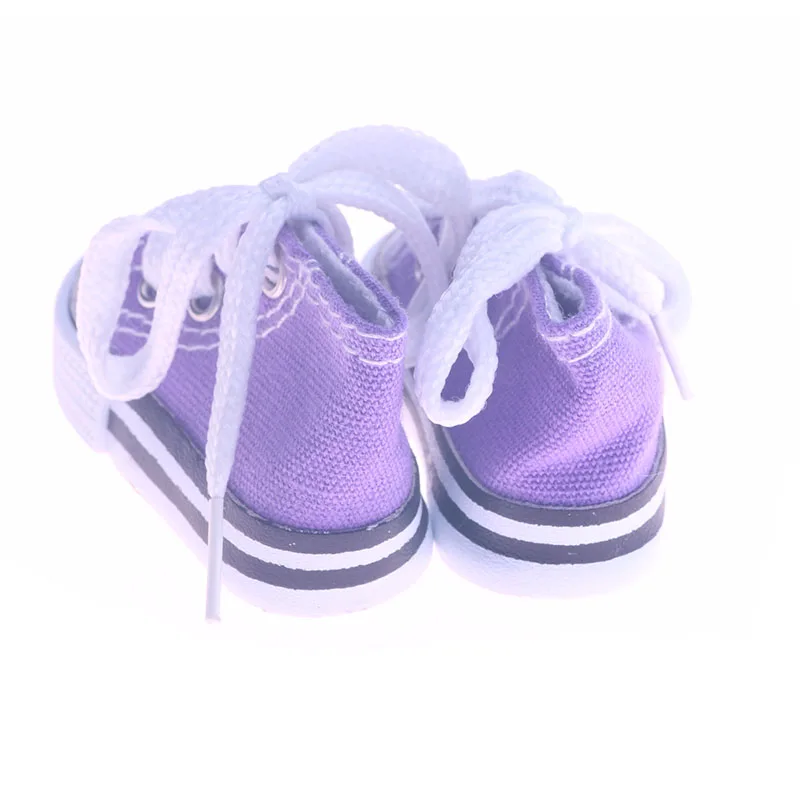 Новое поступление 5 цветов 1 пара парусиновая обувь для BJD кукла игрушечная мини-кукла обувь для кукла Шэрон сапоги куклы аксессуары Горячая Распродажа 7,5 см