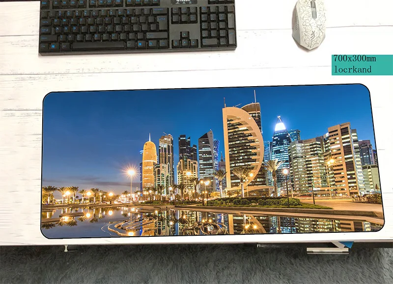 Города padmouse 700x300x2 мм игровой коврик для мыши игровой esports коврик для мыши геймер компьютерный стол locrkand коврик notbook mousemate pc