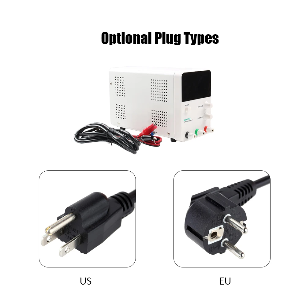 

Mini DC Power Supply 30V 10A Voltage Regulator Switching 4 Digits Blue LED Switch Laboratory Variable Adjustable