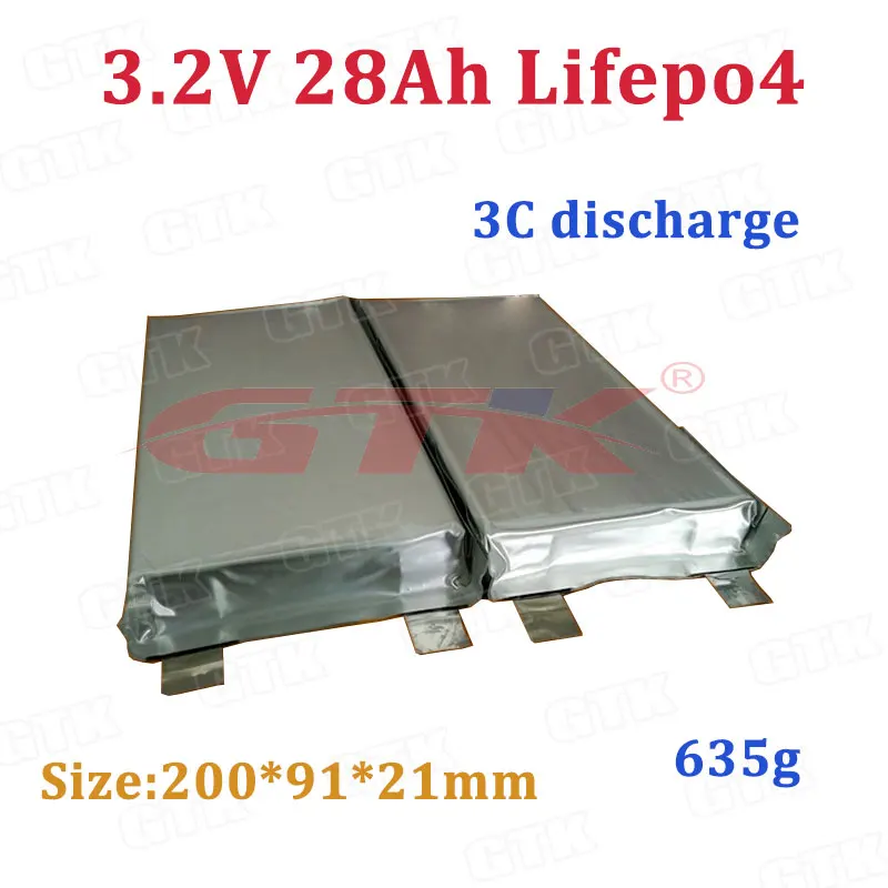 4 шт. Lifepo4 3 2 v 28ah lifepo4 аккумуляторная батарея 2191200 diy для батареи 12v 24v 36v рыболовная