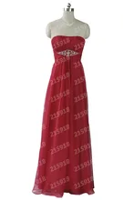 Einfache Stil Weinrot Lange A-linie Abendkleid 2016 Weg Von der Schulter Abendkleid