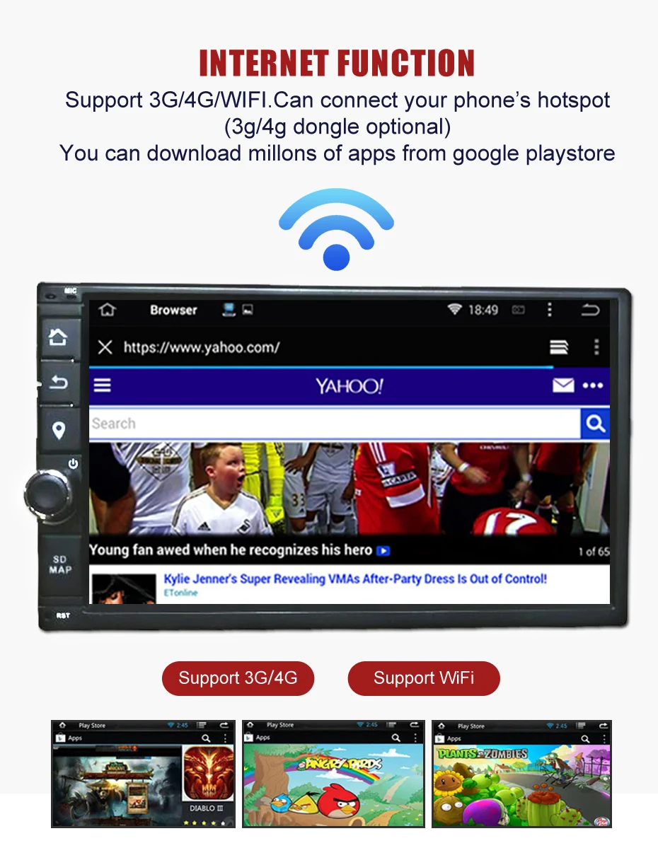 Sale KANOR Octa Core RAM 4G ROM 64G 2 Din Android 9.0 Universal Car Audio Stereo Radio With GPS WiFi GPS Navigation Video Head Unit 7 Sale KANOR Octa Core RAM 4G ROM 64G 2 Din Android 9.0 Universal Car Audio Stereo Radio With GPS WiFi GPS Navigation Video Head Unit 7