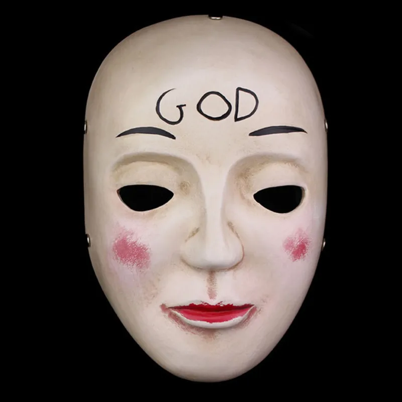 hot the purge mask god cosplay 2017 home decor collection horror movie masks full face resin - Creepy Masks For Halloween hot the purge mask god cosplay 2017 home decor collection horror movie masks full face resin - Creepy Masks For Halloween