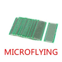 

MICROFLYING 10pcs Double Side Prototype PCB diy Universal Printed Circuit Board 3x7cm