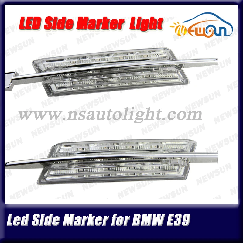2X LED Side Marker Light Clearance Lamp 12V E marked CE Led Side Lights for BMW E39 96 03 years