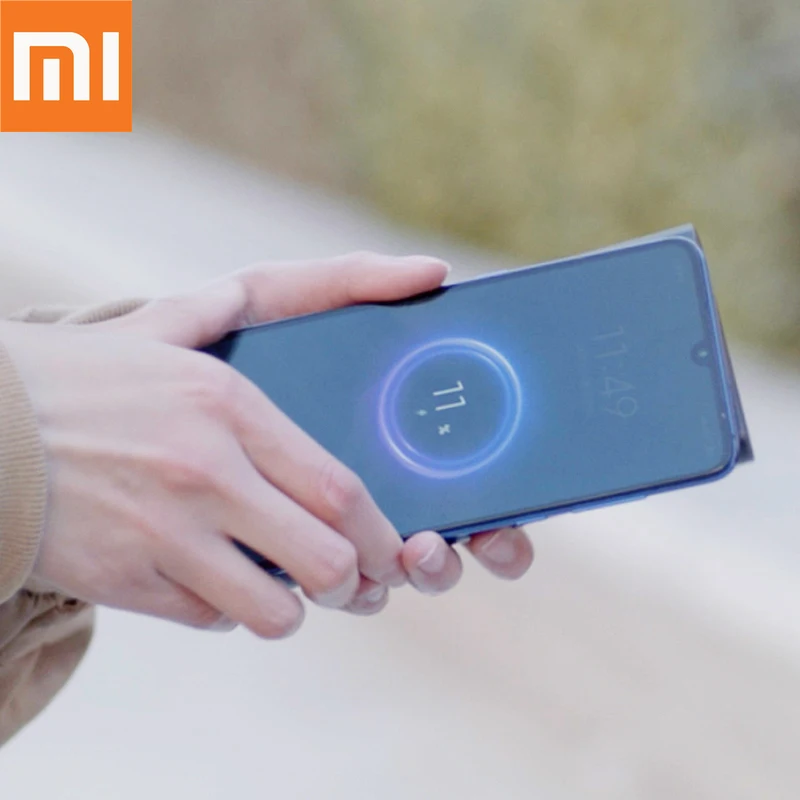 Оригинальный беспроводной внешний аккумулятор Xiaomi 10000 мАч Qi быстрое зарядное