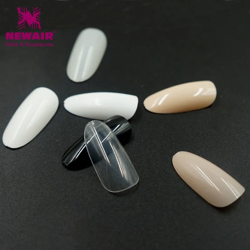Полное покрытие круглые накладные ногти матовый стилет гроб короткие Типсы для ногтей ABS искусственные украшения для ногтей для женщин