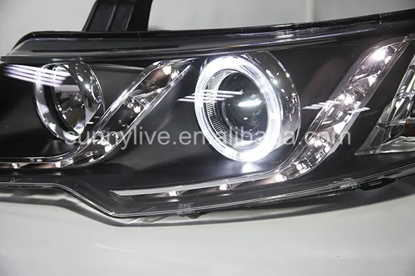 Для Kia Forte Cerato led halo передний светильник 2009-2013 V1