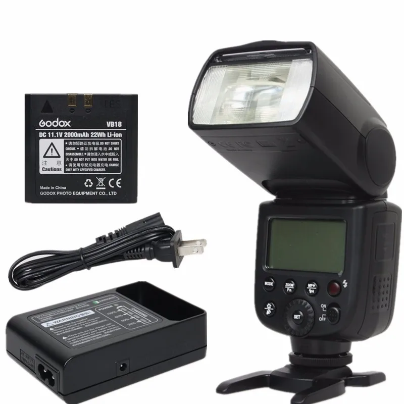 Godox V850II 1/8000s HSS 2 4G GN60 Встроенная беспроводная система X литиевая батарея Speedlite