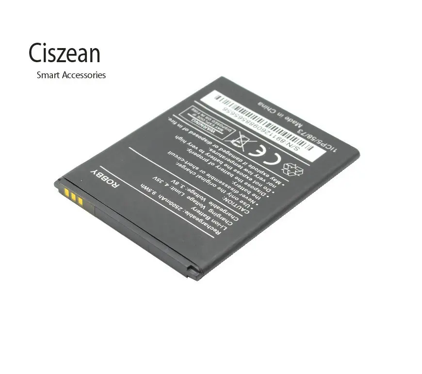Ciszean 5x New 3.8V 2500mAh Replacement Robby Battery For