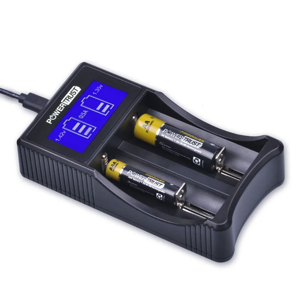 Carregador de Lcd Carregador de Bateria para 18650 18650 Inteligente Universal Dual Usb Bateria Li ion 26650 22650 18500 18350 17670 17500 - Image 4