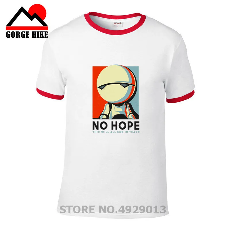 Мужская футболка Funny No Hope с надписью Marvin The Paranoid на Android принтом itchhiker's Guide To