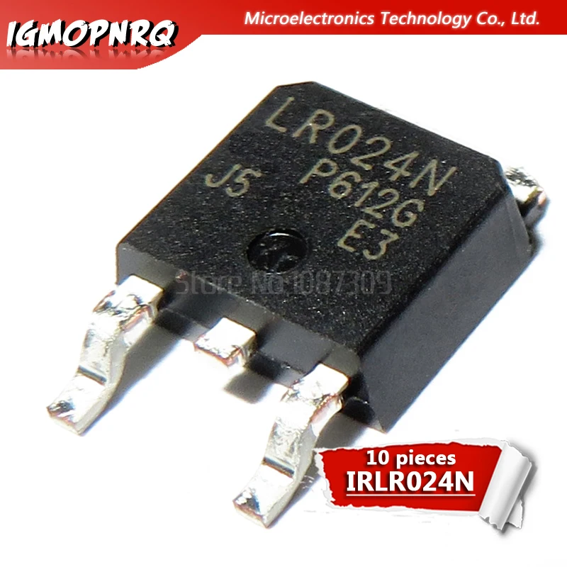 Free shipping 10pcs/lot IRLR024N IRLR024 LR024N FET new original-in ...