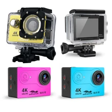 H9R Экшн-камера Ultra HD 4K WiFi 2," 170D подводный водонепроницаемый спортивный DV велосипедный шлем 1080P Пульт дистанционного управления спортивная видеокамера