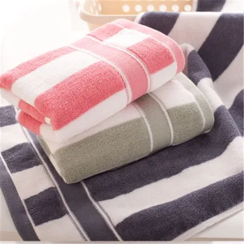 

SBB direct deal Special Offer Whole cotton face Towel 32 strands of cotton dobby single Vertical stripe towel highly absorbent