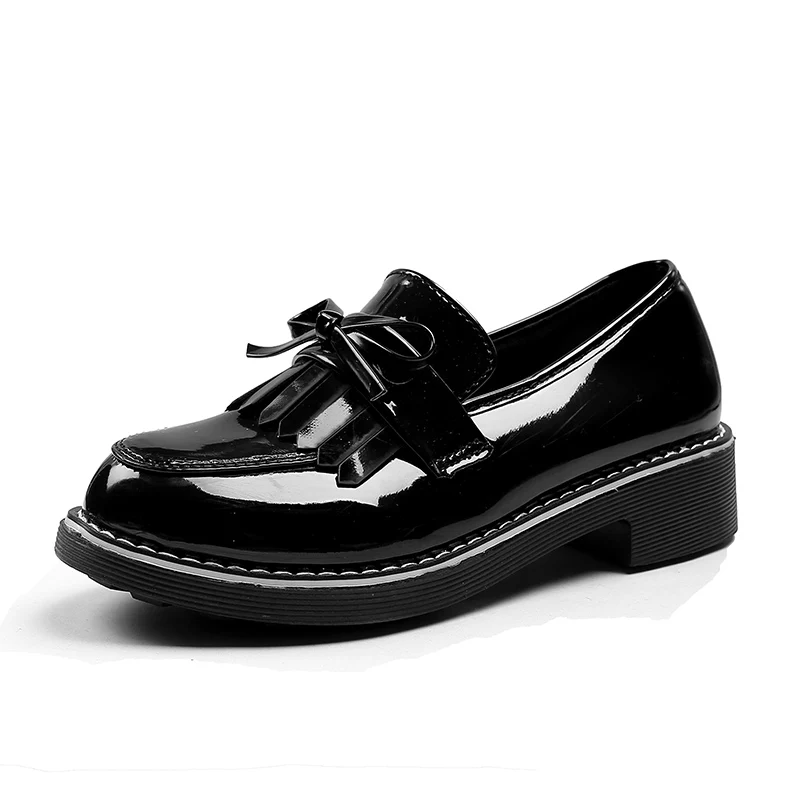 

Soft sister small leather shoes female 2018 summer new Lolita flat bottom school birthday series Lok Fu shoes soft shoes