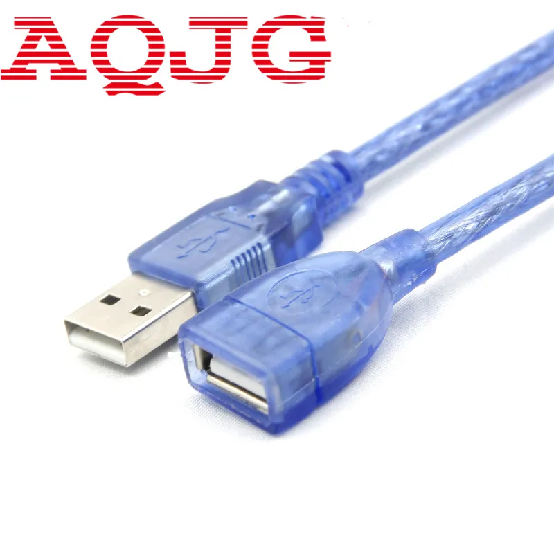 

30cm Blue USB 2.0 Extension Male to Female Connector Cable for Mouse Keyboard Camera Computer Laptop Blue Wholesale