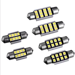 1x гирлянда 31 мм 36 мм 39 мм 42 мм автомобиля светодиодный лампы C5W CANBUS без ошибок автомобиля потолочный плафон автомобильный плафон