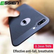 

Heat dissipation Hard Phone Case For iPhone 6 7 8 Plus 5 5s X Cases PC Back Full Cover For iPhone 7 6 6s X 8 5 hollow out Case