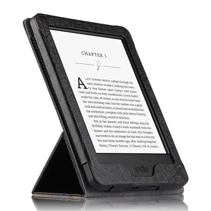 Чехол для электронной книги Kindle Paperwhite защитный чехол для Amazon Kindle Paperwhite 3 2 1 защитный чехол из искусственной кожи 6" - Цвет: style1 black