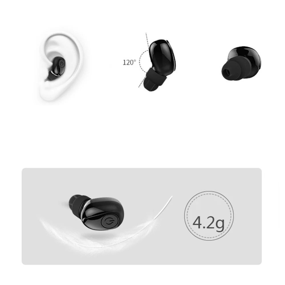 Wireless Headset X8 TWS True 5D Stereo X8 Bluetooth Waterproof Mini TWS Earphones with Power Bank Headphones 2200mAh