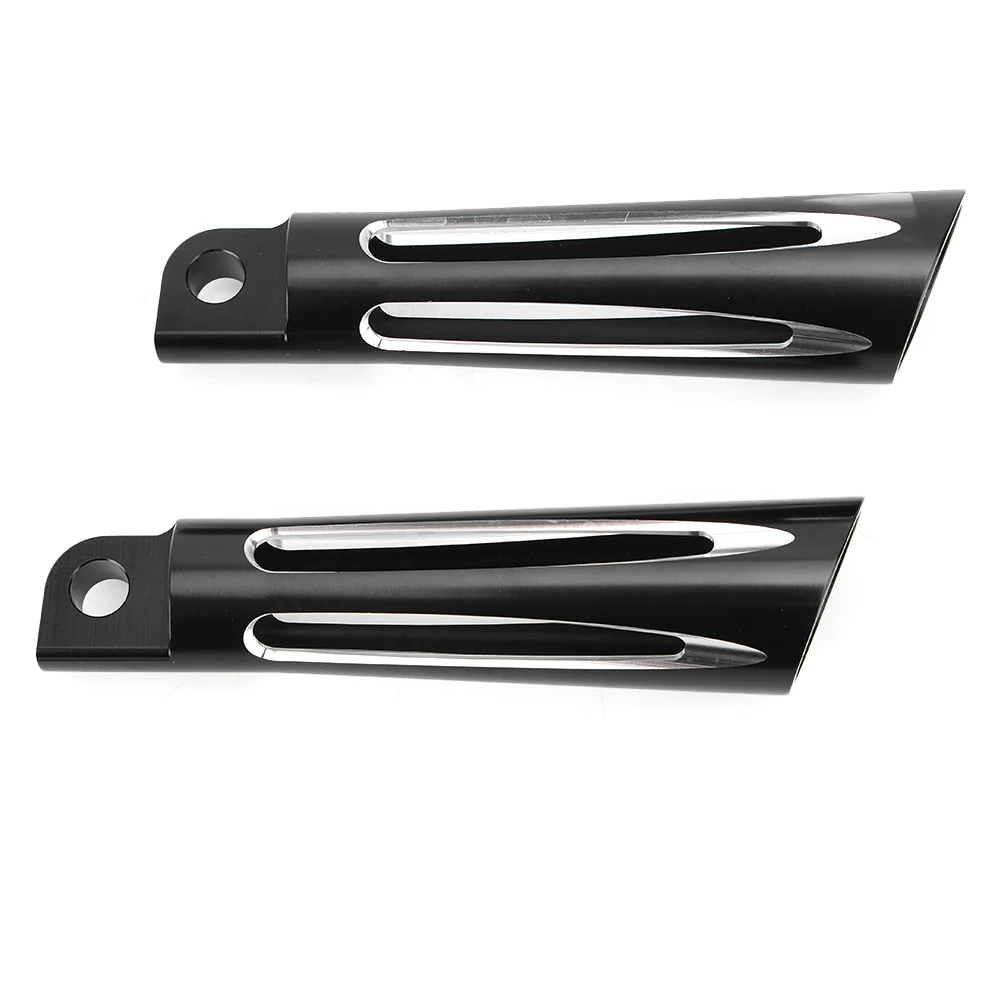 

Front Deep Edge Cut Foot Pegs Footpegs Footrest For Harley Touring Sportster Dyna Softail XL883N XL1200N Male Mount-Style Etc