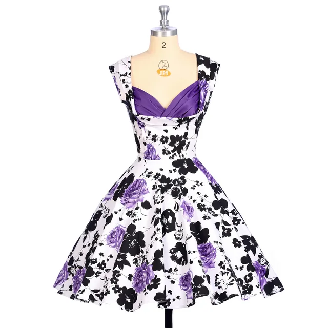 floral rockabilly dress