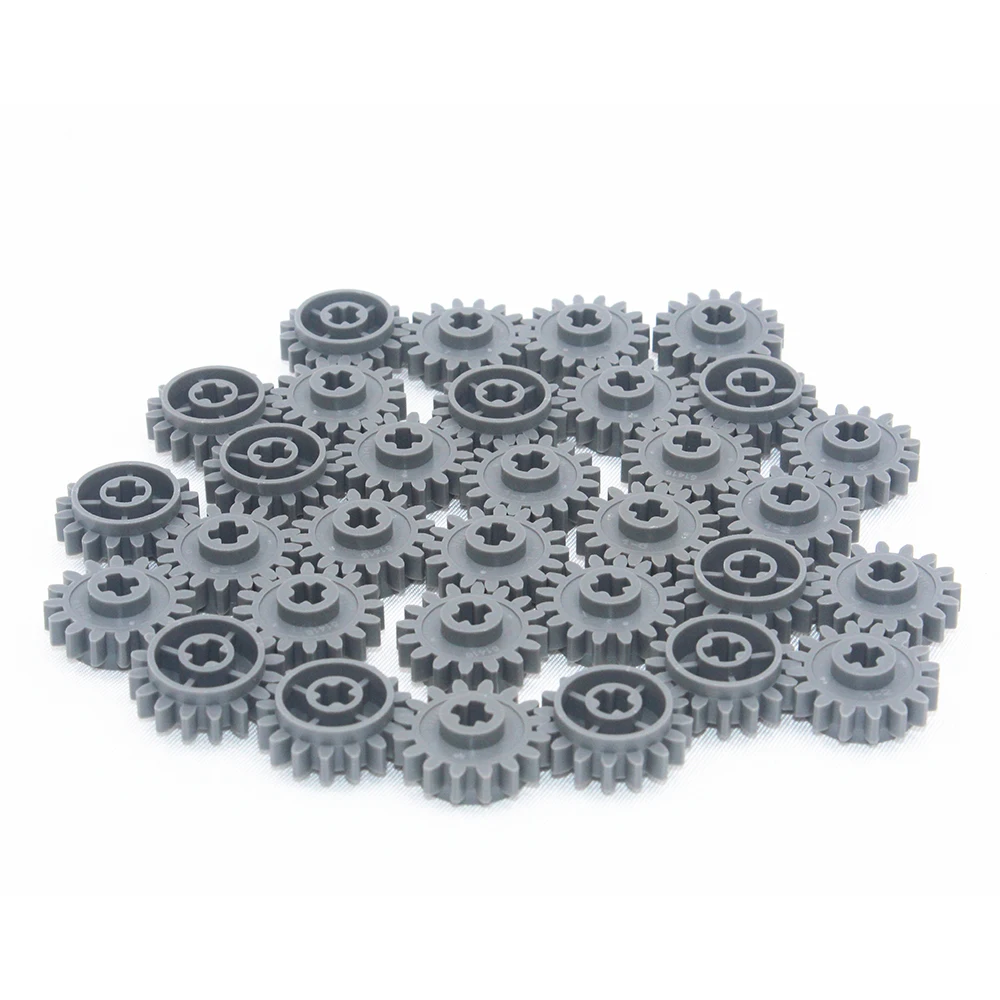 Technic Gear WHEEL Z16 CROSS AXLES 30Pcs Compatible With Lego Technic Building Blocks Bulk Parts Kids Toys