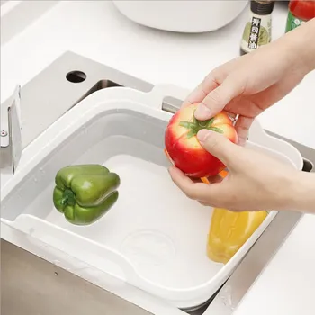 

Folding Sink Folding Square Sink Can Leak Thickening Portable Outdoor Travel Washing And Washing Fruit Bowl