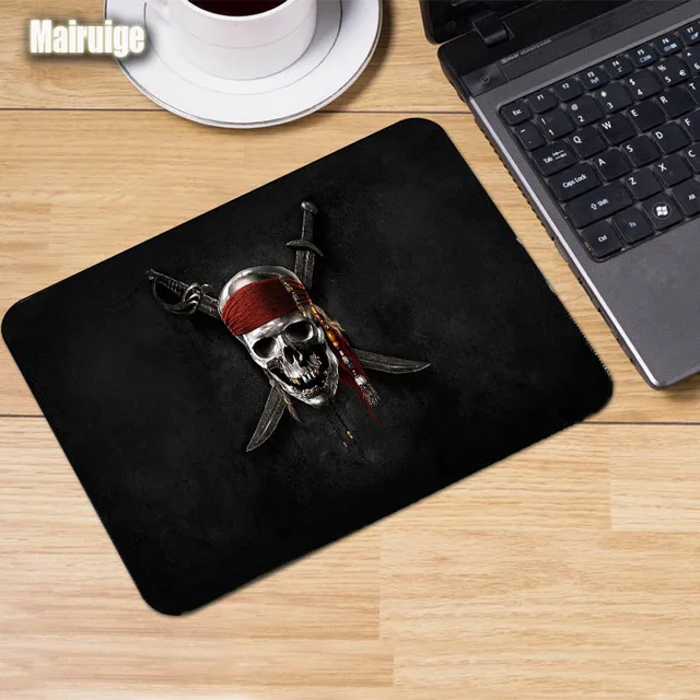Best Offers Mairuige Pirate Flag Pirates of The Caribbean Mouse Pad Gaming Pad Game Mouse Pc Laptop Keyboard Mice Mat Rubber Anti-skid Pad