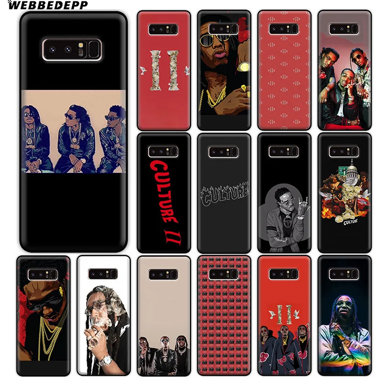 Мягкий силиконовый чехол WEBBEDEPP Migos Bands для Samsung Galaxy A9 A8 A7 A6 Plus 2018 A5 A3 2017 2016 Note 9 8 |