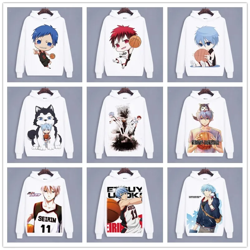 

Men women Hoodies Anime Kuroko No Basketball Harajuku lovely lovers Clothing Unisex Adults Casual Clothes Sweatshirt Hoodie Top