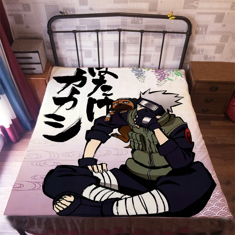 Аниме манга наруто простыня 150*200 см 001|naruto bed sheet|bed sheetanime bedsheet |