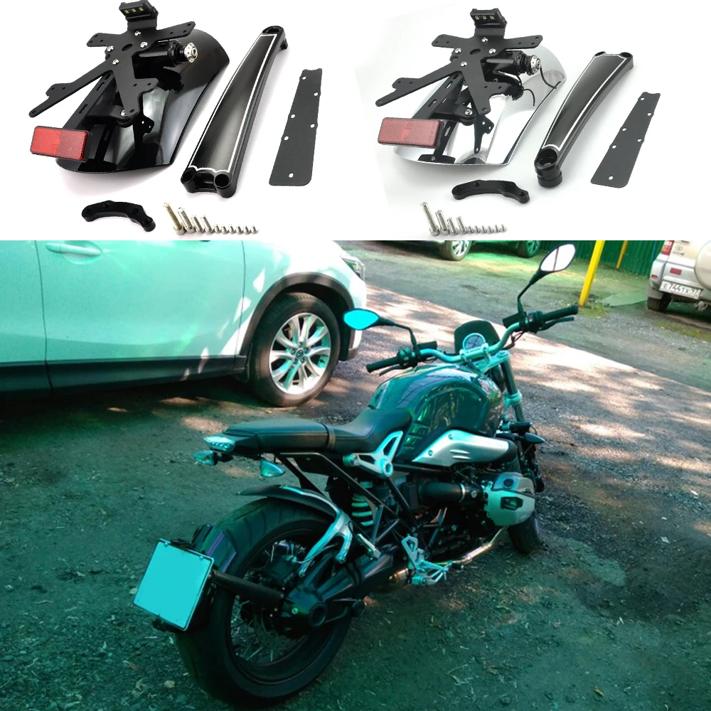 KEMiMOTO для BMW R1200 R NINE T 2014 2015 2016 2017 NINET R9T алюминиевый кронштейн заднего крыла