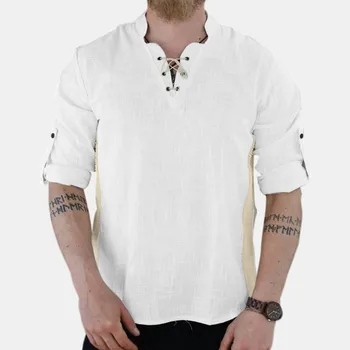 

Are you sure not to click in and see Men's Retro Linen Blend Patchwork Long Sleeve Drawsting Shirts Tops Purchasing Wholesaler