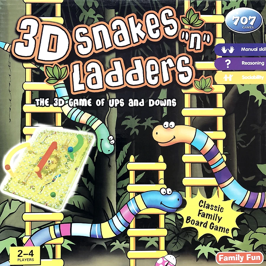 3D Змеи &quotN&quot лестницы дети классика семья настольная игра 3d поднимается и