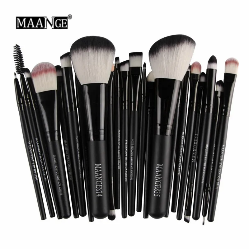 MAANGE 22 Pcs Pro Makeup Brush Kit Powder Foundation Eyeshadow Eyeliner Lip Make Up Brushes Set Beauty Tools Maquiagem MAANGE 22 Pcs Pro Makeup Brush Kit Powder Foundation Eyeshadow Eyeliner Lip Make Up Brushes Set Beauty Tools Maquiagem