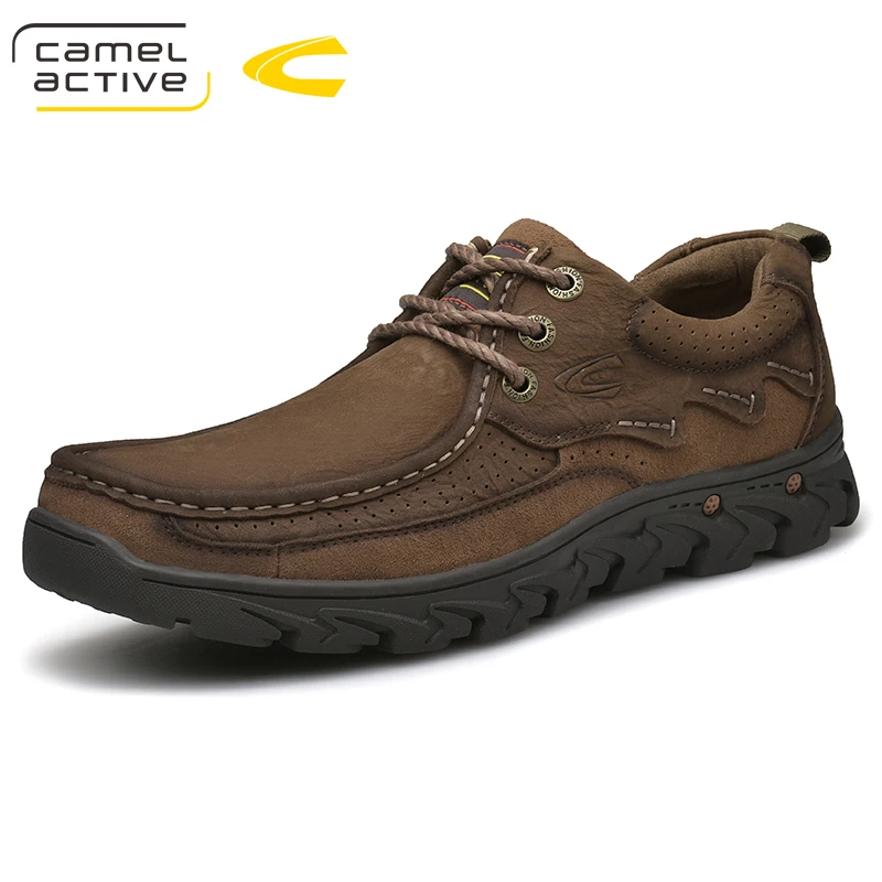 

Camel Active New Autumn Winter Genuine Leather Shoes Big Size Men Casual Shoes Fashion Male Shoes Large Size 38-44 Men's Flats