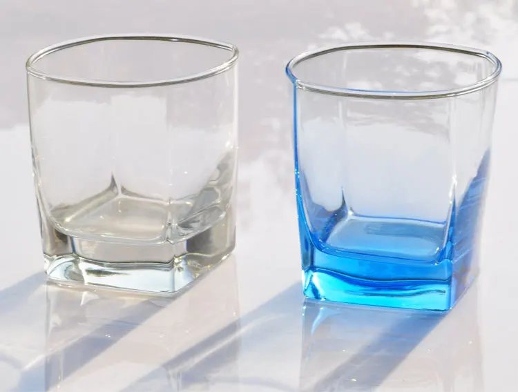 Blue whiskey glasses Clearance