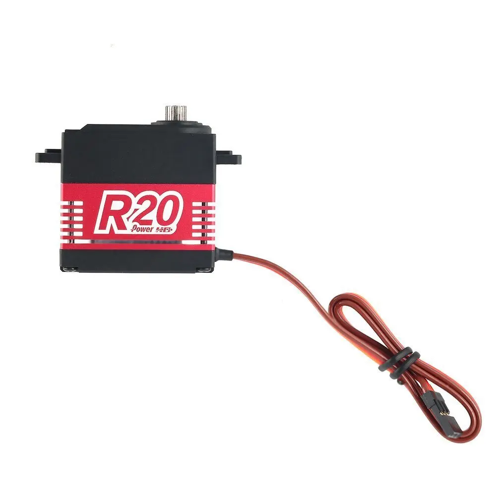 

POWER HD R20 Alloy Gear Digital Coreless High Voltage Servo with 20kg High Torque for RC Remote Control Car Boat Ship