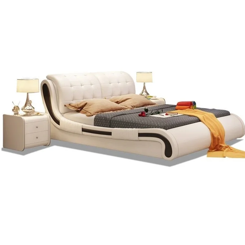 Mobili Letto هل Matrimoniale غرفة الاطفال موبل ميزون طقم سرير عصري مربع الأثاث الجلود كاما Moderna دي Dormitorio Mueble السرير Mobili Letto هل Matrimoniale غرفة الاطفال موبل ميزون طقم سرير عصري مربع الأثاث الجلود كاما Moderna دي Dormitorio Mueble السرير