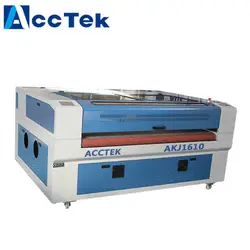 AccTek сплит-дизайн AkJ1610 co2 лазерная резка машина для дерева акриловая резина пластик цена
